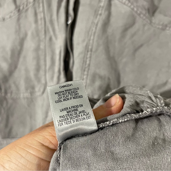 YOUNG FABULOUS & BROKE River Raw Linen Blend Utility Romper - Picture 12 of 13